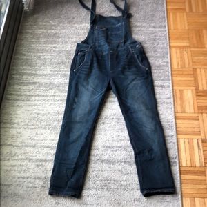 Free people denim overall